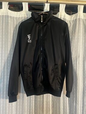 Black Haikyuu Karasuno Highschool Volleyball Club Athletic Jacket
